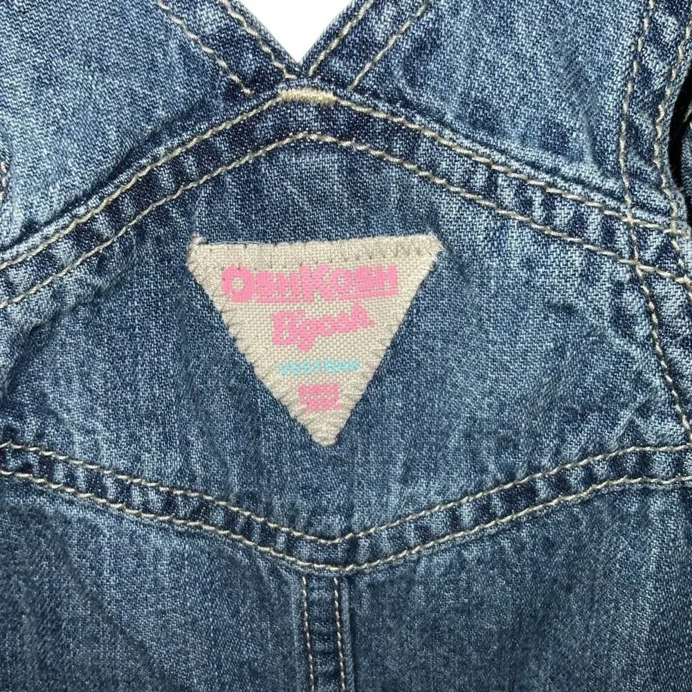 Oshkosh B’gosh vtg Vestbak Baby Overall Shorts 18 months